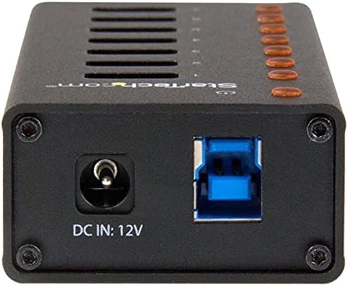 StarTech.com 7 Port USB 3.0 Hub (5 Gbps) - Metal Enclosure - Desktop or Wall Mountable