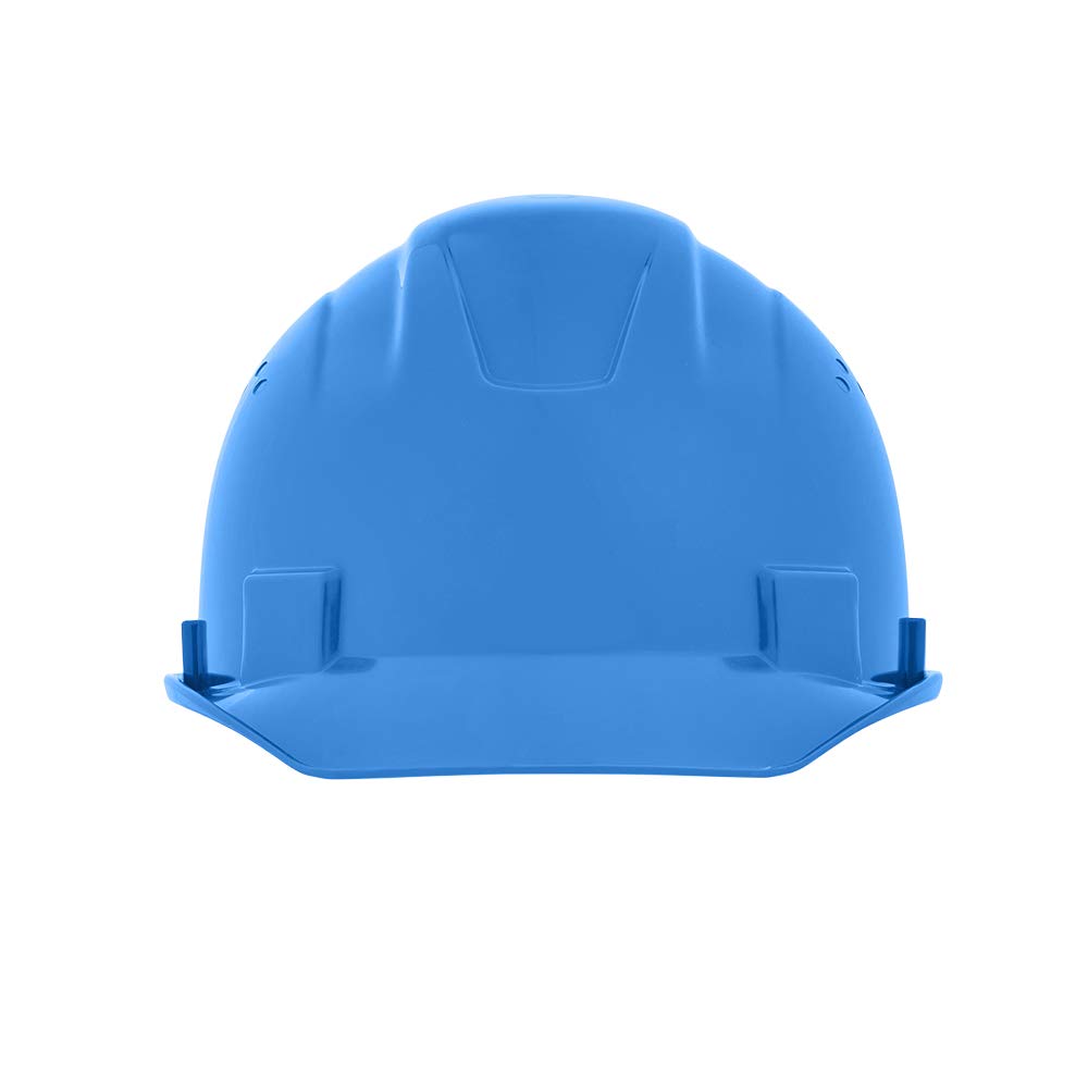 Jackson Safety Advantage Front Brim Hard Hat, Non-Vented, 4-pt. Ratchet Suspension, Blue, 20202