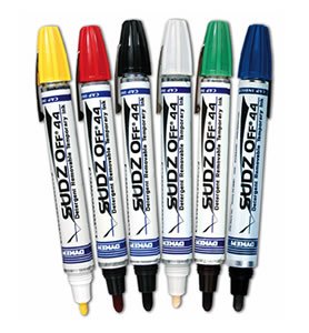 Dykem Sudz-Off 46944 Yellow Broad Marking Pen - 44694 [PRICE is per EACH]