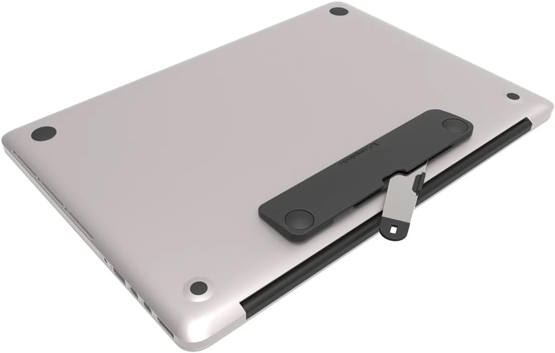 COMPULOCKS BRANDS BLD01BKL Blade Bracket with Keyed Straight Cable Lock