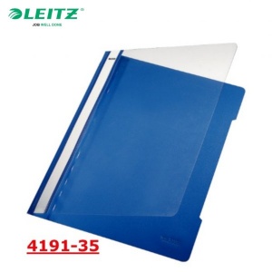 PLASTIC CLIP FILE LEITZ GERMANY 4191-35 BLUE