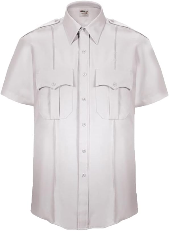 Elbeco TexTrop2 Zippered Short Sleeve Polyester Shirt - Men's