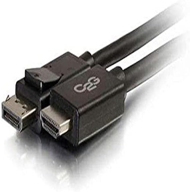 C2G Legrand DisplayPort to HDMI, Male to Male Displayport Cable, Black DisplayPort Cable, 3 Foot Digital Display Cable
