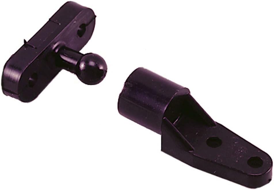 Perko 0559DP Door Catches - Black Nylon - Pair