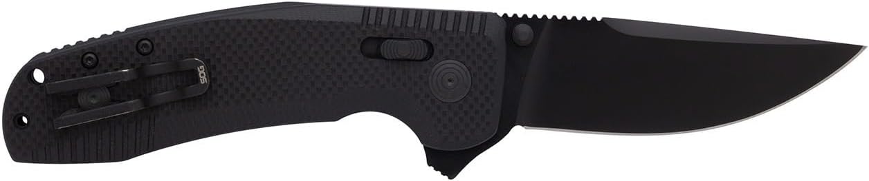 SOG TAC XR Professional Folding Knife | D2 Tool Steel & Ultra-Grip G10