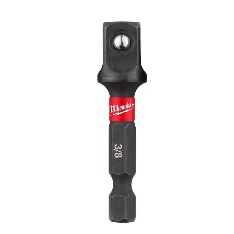 Milwaukee 48-32-5031 Shockwave Steel Impact Duty 1/4 Inch Hex Shank to 3/8 Inch Square Socket Adapter