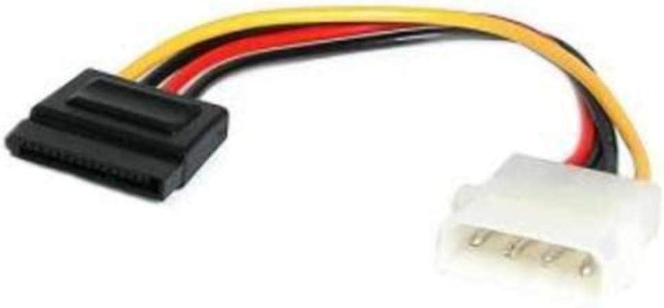StarTech.com 6in LP4 (4-pin Molex) to SATA Power Cable Adapter
