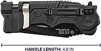 Smith & Wesson 1st Response SW911B 8.2in High Carbon S.S. Assisted Opening Knife with 3.4in Serrated Tanto Blade and Nylon Handle for Outdoor, Tactical, Survival and EDC