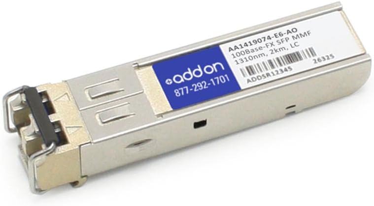 ADDON AA1419074-E6-AO 100Base-FX SFP Transceiver - 2km MMF, 1310nm, LC
