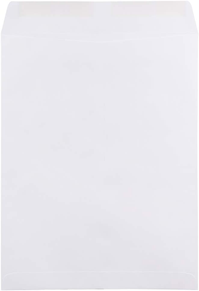 JAM PAPER Open-End Catalog Envelopes - White