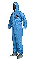 DuPont ProShield 10 Disposable Protective Coverall with Elastic Cuff, Standard Fit Hood and Attached Skid-Resistant Boots