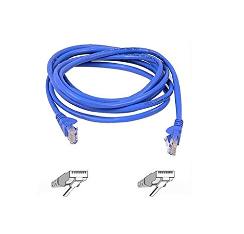 Belkin Cat5e Snagless Patch Cable, 15ft - Blue - RJ45 M/M - Ethernet Cable - RJ-45 Male - RJ-45 Male - 15ft - Blue
