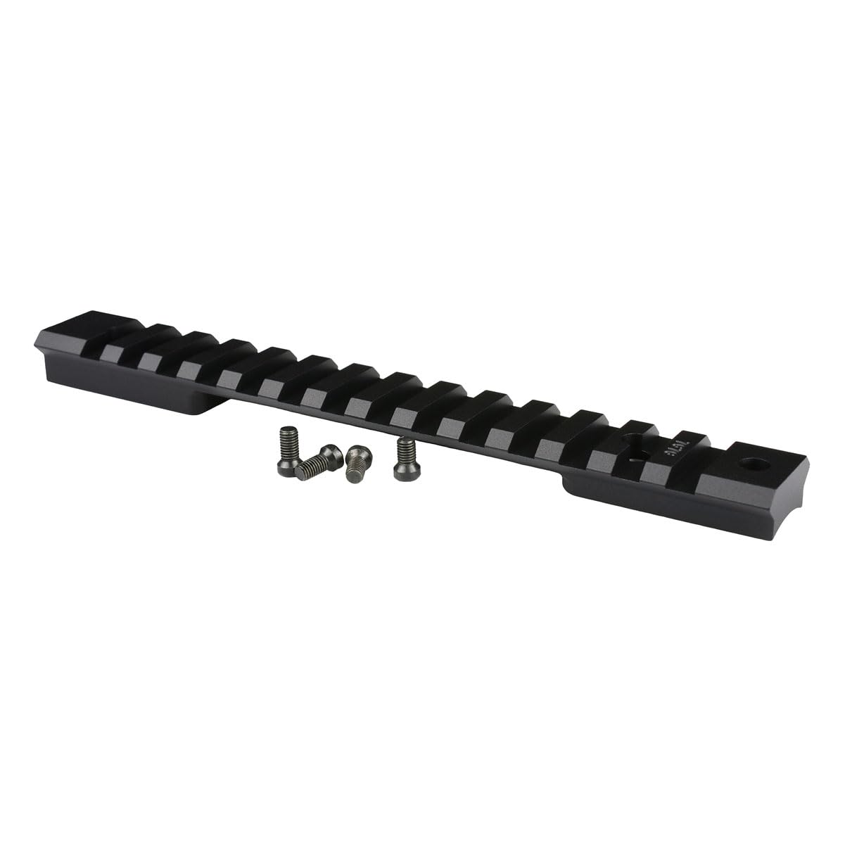 WARNE Weatherby Mark V Standard 6 Lug Mountain Tech Tactical Rail, 20MOA, Black, 7653-20MOA