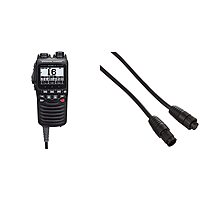STANDARD HORIZON SSM-70H 2.5" Wired Remote Access Microphone (RAM4) & CT-100 23FT Extension Cable for RAM+ or VH-310