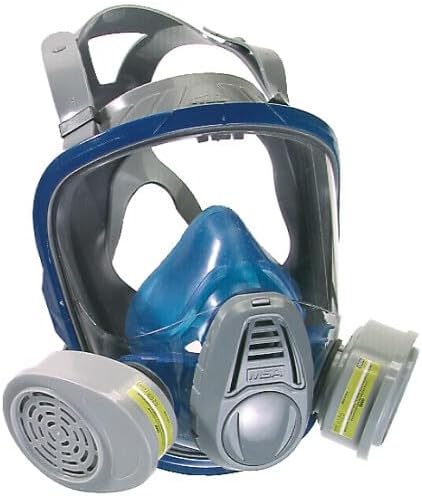 MSA Advantage 3200 Series Full-Facepiece Respirato 1 Count (Pack of 1) Rubber