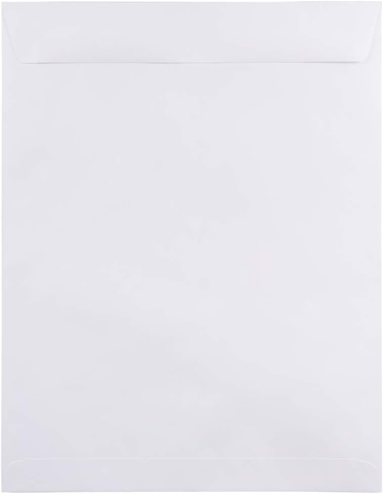 JAM PAPER Open-End Catalog Envelopes - White