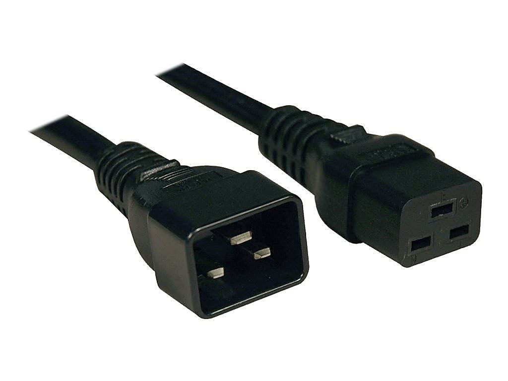 TRIPP LITE P036-003-15A Heavy Duty Power Extension Cord 14 AWG IEC 320 C19-C20 3' 3 Feet 15 Amps
