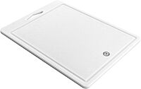 Martha Stewart 12-inch x 8-inch and 16-inch x 12-inch Plastic Cutting Board, White (935116550M)