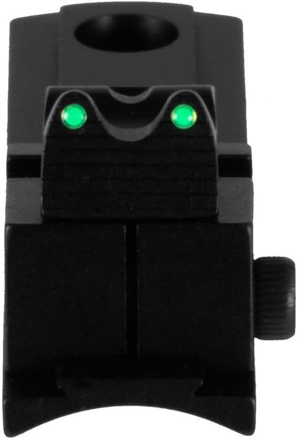 TRUGLO Replacement 3-Dot Red Front & Green Rear Adjustable Lever Action Fiber-Optic Sight Set