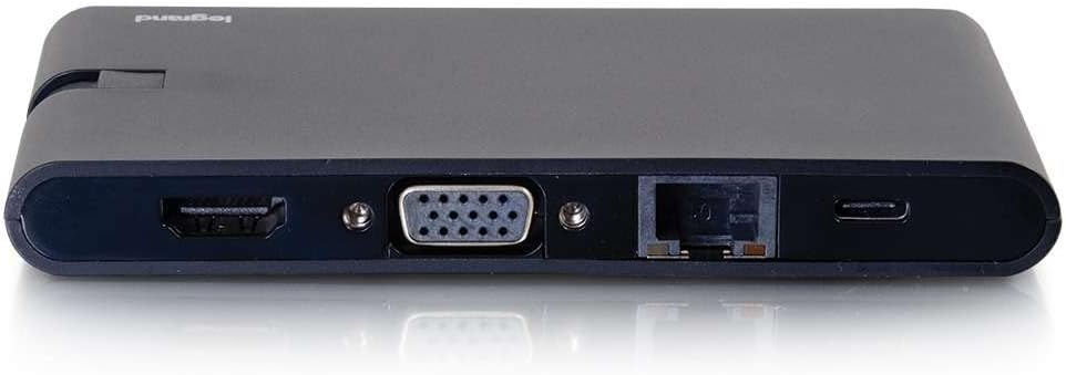 USB-C® 9-in-1 Compact Docking Station with 4K HDMI®, VGA, Ethernet, USB, SD Card Reader and Power Delivery up to 100W