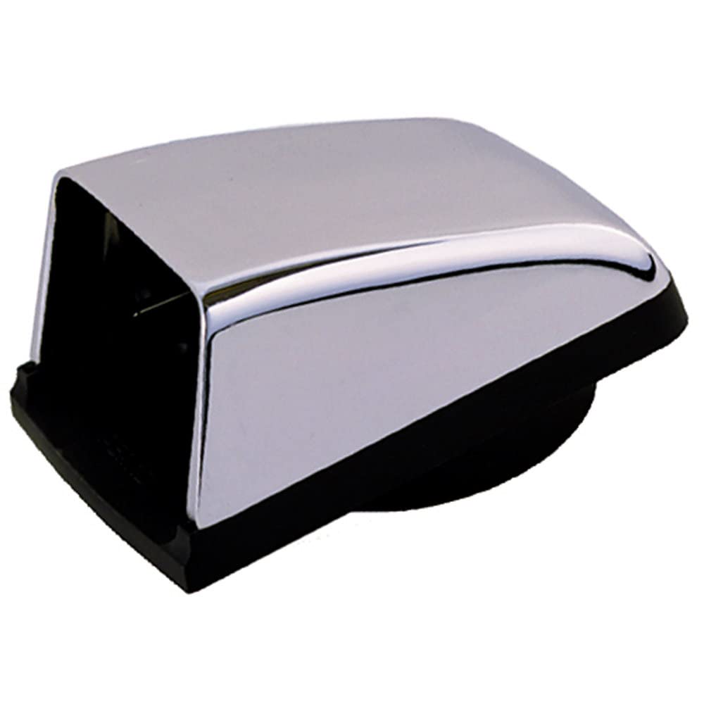 PERKO 1312DP0CHR Chromalex Cowl Vent - 3" Duct - Chrome Plated Zinc