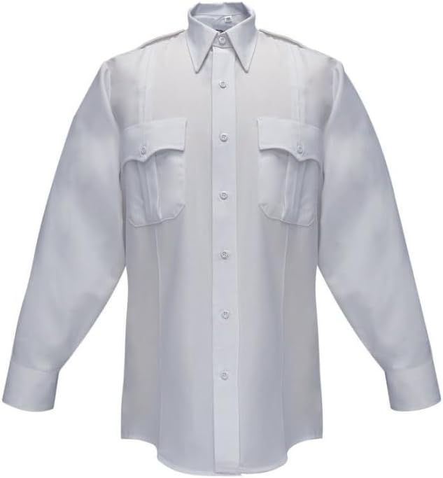 FLYING CROSS Command Long Sleeve Shirt w/ Zipper & Convertible Sport Collar