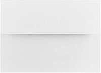 JAM PAPER Foil-Lined Invitation Envelopes - White with Foil Lining - 25/Pack
