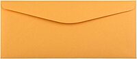 JAM PAPER Brown Kraft Manila Booklet Envelopes with Gummed Closure