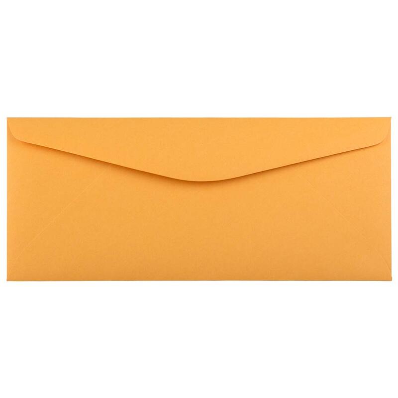 JAM PAPER Brown Kraft Manila Booklet Envelopes with Gummed Closure