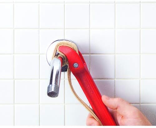 RIDGID 31365 #5 Aluminum Pipe Strap Wrench, 5-inch Capacity Adjustable Strap Wrench, Small