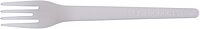 Eco-Products Compostable CPLA 6" Plastic Forks, Case of 1000, Disposable White Fork, Plantware Cutlery, Renewable Material Made from Plants, Sturdy and Strong, BPI-Certified
