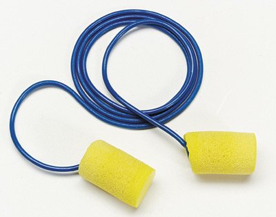 3M Ear Plugs, E-A-R Classic Small 311-1106, 200 Pair of Disposable Earplugs, Corded, 29 dB NRR, Foam, Smaller Ear Canals