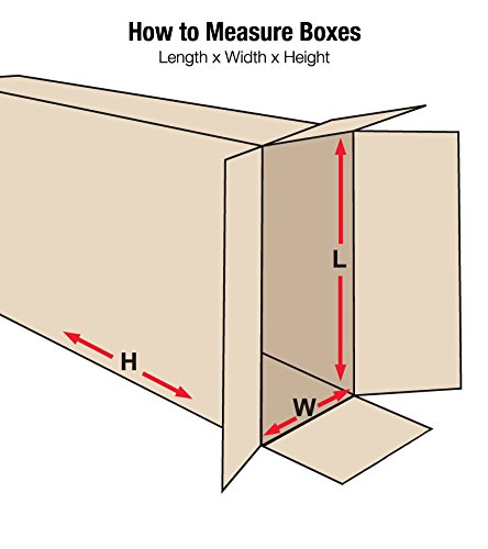 Aviditi HD14468FOL Side Loading Boxes, 14" x 4" x 68" (Pack of 10), Kraft