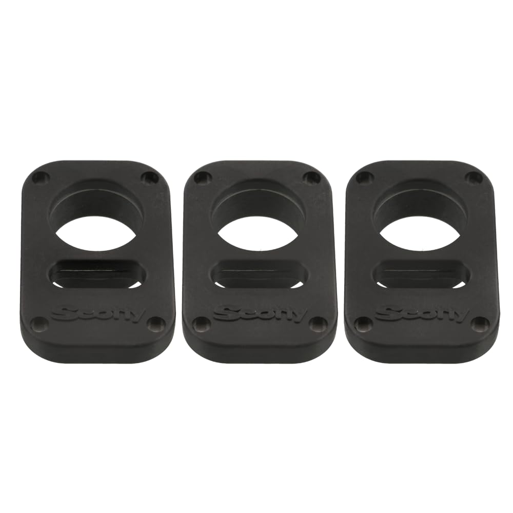 Scotty #3134 Downrigger Lock Set, 3-Pieces (Padlocks NOT Supplied),Black