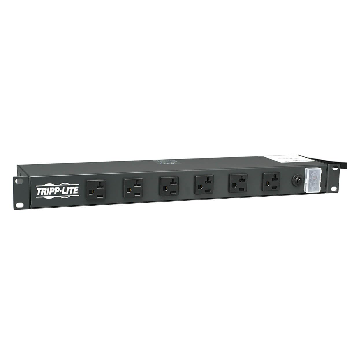 Tripp Lite 12-Outlet Rackmount PDU Power Strip, Six Front & Six Rear Facing Outlets, 20A, 120V, 15ft Cord with L5-20P Plug