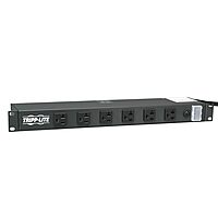 Tripp Lite 12-Outlet Rackmount PDU Power Strip, Six Front & Six Rear Facing Outlets, 20A, 120V, 15ft Cord with L5-20P Plug