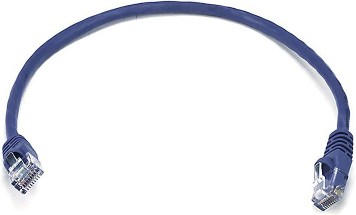 Monoprice Cat6 24AWG UTP Ethernet Patch Cable - Snagless RJ45, 550MHz, Pure Bare Copper
