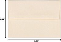 JAM PAPER Parchment Booklet Invitation Envelopes - 24 lb, 30% Recycled