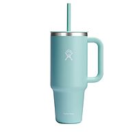 Hydro Flask Travel Tumbler with Handle, Lid and Straw - Insulated Stainless Steel