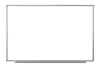 LUXOR WB6040W 60"W x 40"H Wall-Mounted Magnetic Whiteboard, Includes Mounting Brackets and Hardware, Aluminum Frame with Detachable Marker Tray 33.5"W x 2.5"D