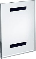 AZAR DISPLAYS Clear Acrylic U-Frame Sign Holders with Magnetic Strips