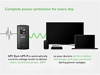 APC Back-UPS Pro 700VA UPS Battery Backup & Surge Protector (BR700G)