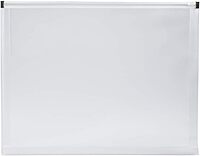 JAM PAPER Plastic Envelopes with Zip Closure