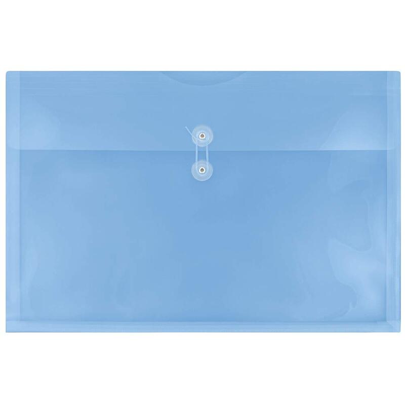 JAM PAPER Booklet Envelopes with Button & String Closure - 12 x 18