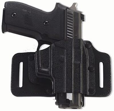 Galco Tac Slide Belt Holster (Black), 4-Inch Springfield XD 9/.40, Left Hand
