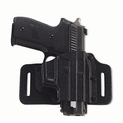 Galco Tac Slide Belt Holster (Black), 4-Inch Springfield XD 9/.40, Left Hand