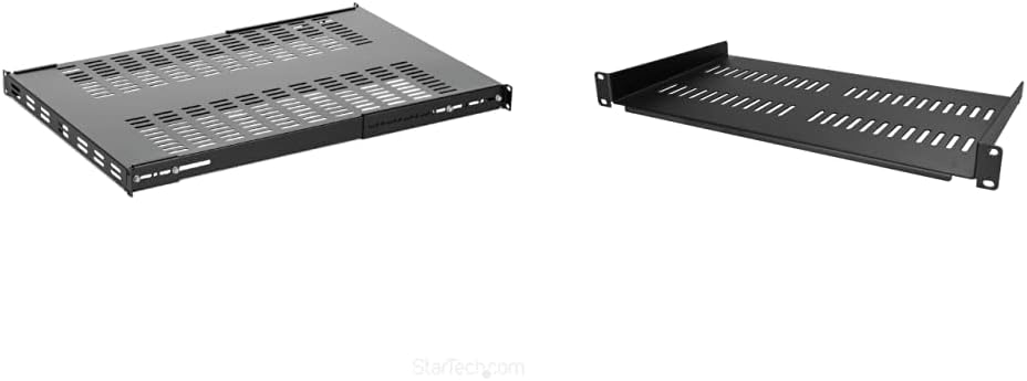 StarTech.com 1U Adjustable Server Rack Mount Shelf - 19" 4-Post