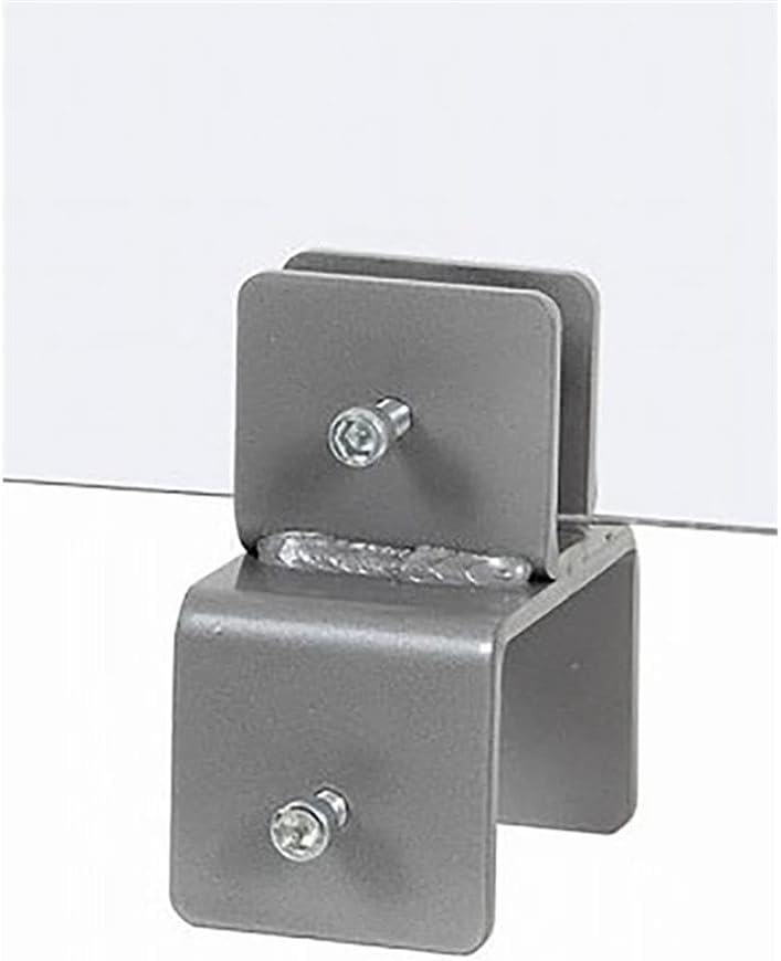 Boss Office Products Plexiglas Panel Cubical Clamps, 5-5/8in x 2-1/4in, Set Of 2 Clamps