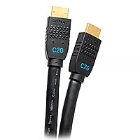 C2G 35ft Ultra Flexible 4K Active HDMI Cable Gripping 4K 60Hz - In-Wall M/M - 35 ft HDMI A/V Cable for Computer, Projector