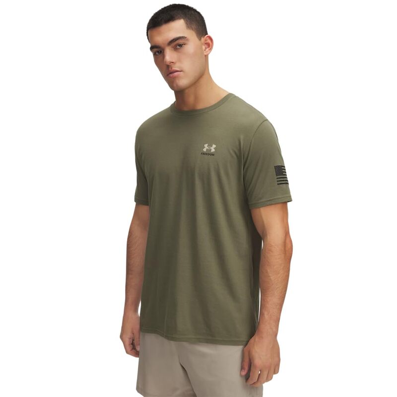 UNDER ARMOUR Men's Freedom Flag Short Sleeve T Shirt